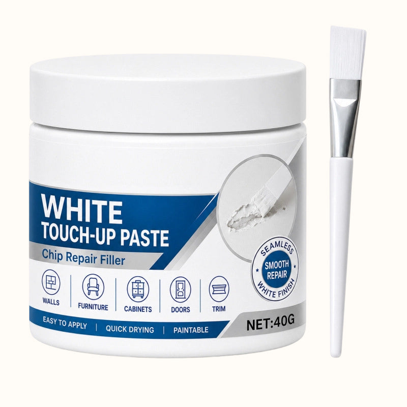 Möbel wie neu in 2 Min! Profi-Reparaturpaste für Weiße Oberflächen