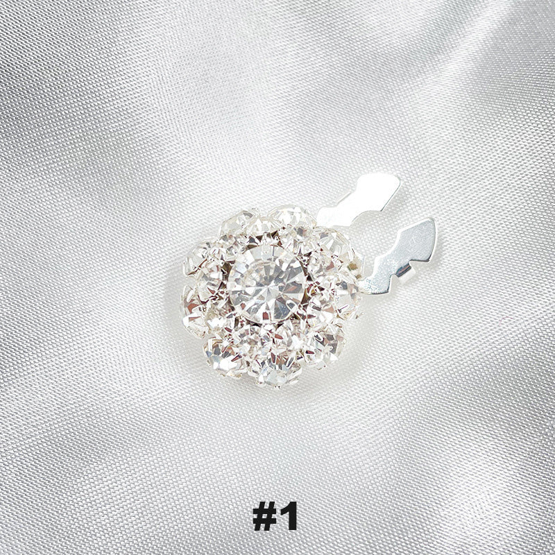 Blumen-Diamant-Ärmelknöpfe