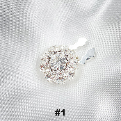 Blumen-Diamant-Ärmelknöpfe