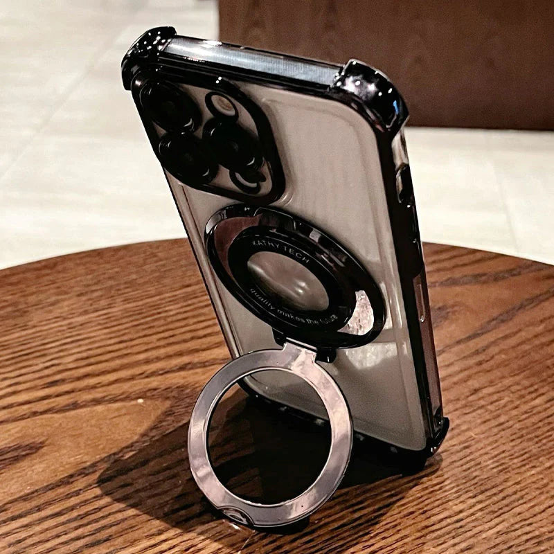Magnetische Linsen-Telefonschutzhülle mit Ständer