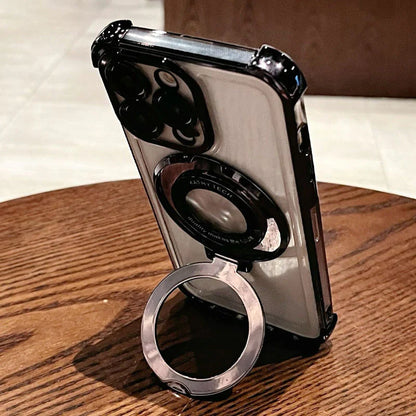 Magnetische Linsen-Telefonschutzhülle mit Ständer