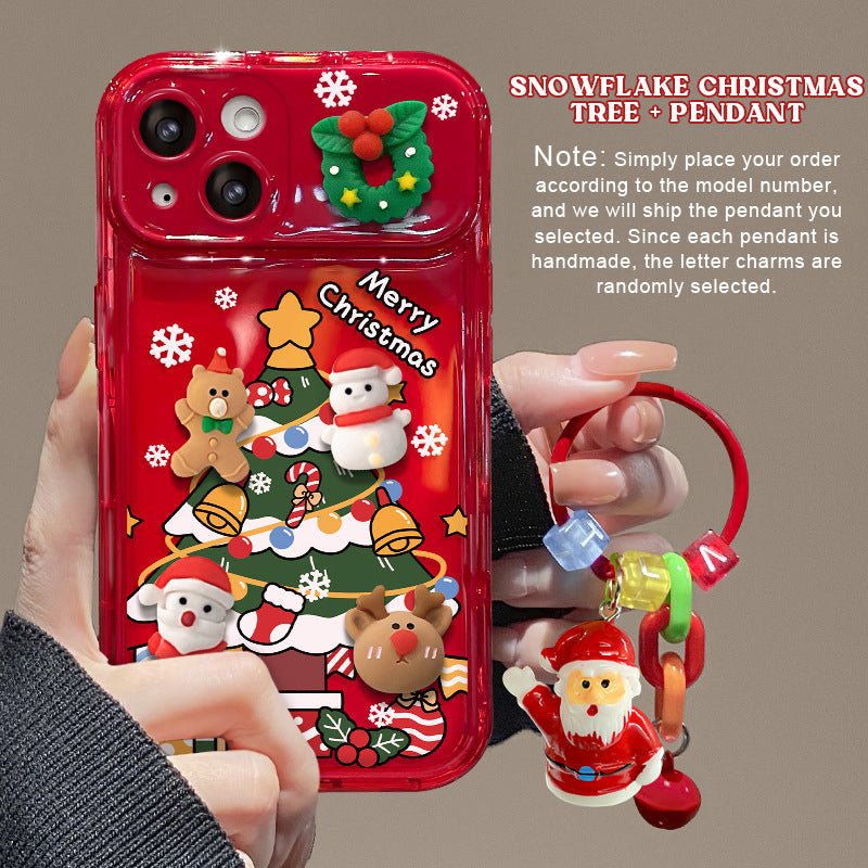 🎅✨ Weihnachts-Handyhülle in limitierter Auflage mit Klappspiegel