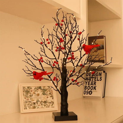 Kleiner roter Vogel-Baumleuchte