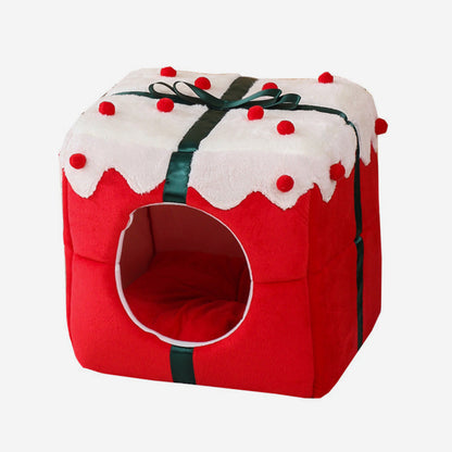 🔥 50% VOR-WEIHNACHTS-SALE! 🎁 | Warmes Haustierhaus 🐾 | Kuschelig & Für Katze & Hund 🎄