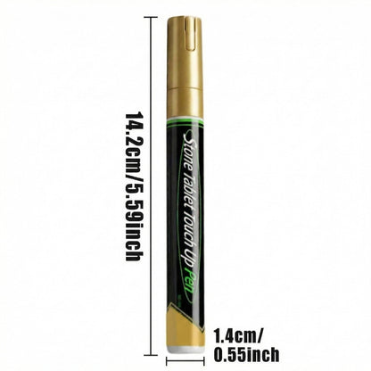 Premium Grabstein-Marker in Gold: Zur Restaurierung verblasster Inschriften ✨ Wetterfest & Präzise 🕊️