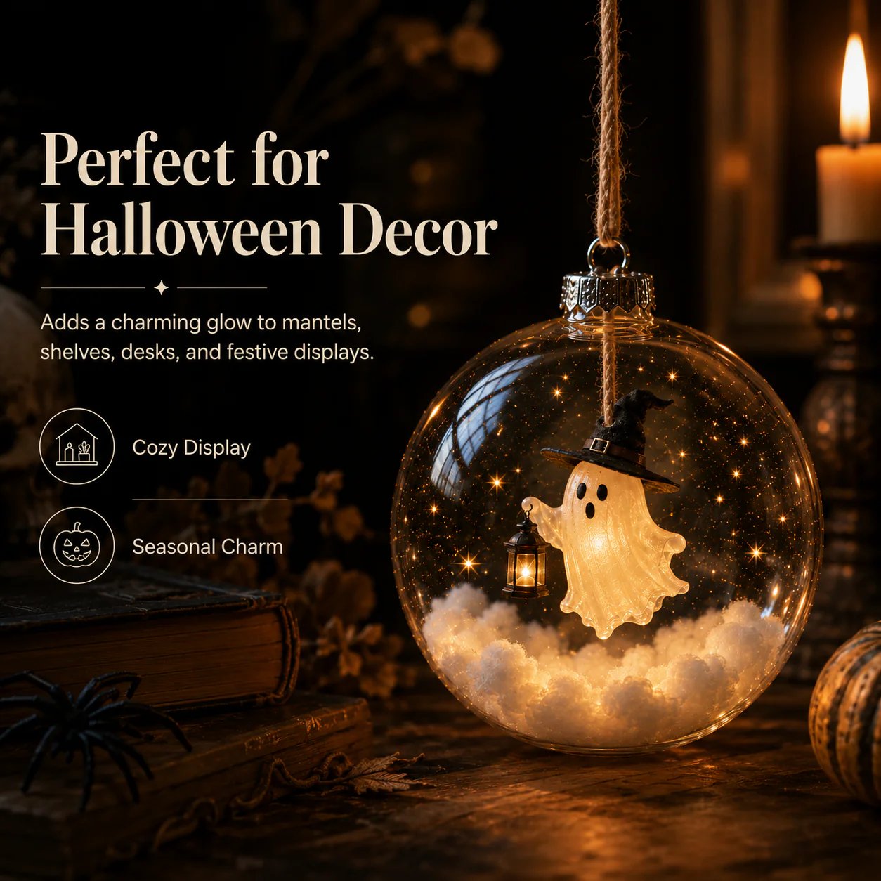 Magisches Halloween-Leuchten: Premium Miniatur-Deko-Set