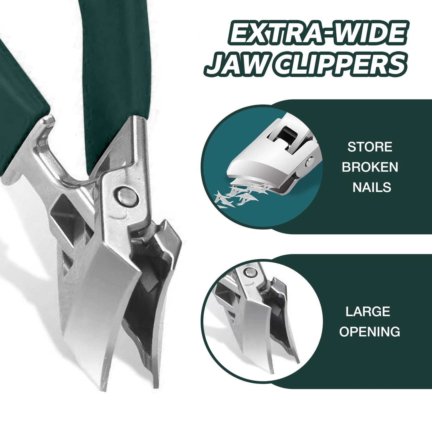 Schräger Präzisions-Nagelschneider ✨ | Pediküre & Maniküre für dicke Fußnägel 🦶