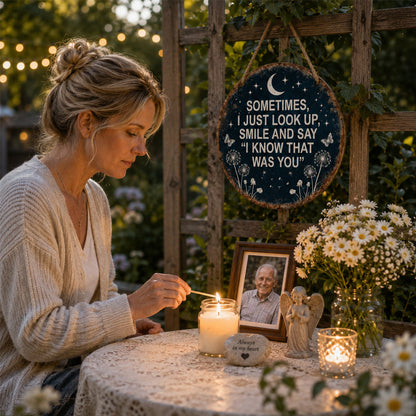 „ICH WEISS, DASS DU DAS WARST.“ – Ein Zeichen der Liebe für deinen Garten 🌙
