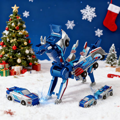 🔥 40% RABATT im Winter-SALE! 🎅 Bestes Weihnachtsgeschenk: Verformbares Dino-Kollisionsauto 🦖