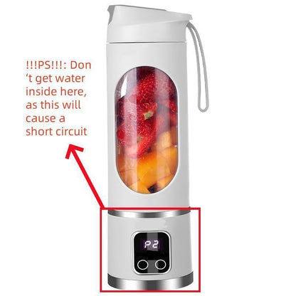 🚀 USB Standmixer To Go 🥤 | Digitales LED-Display | Auslaufsicherer Kompakt-Blender für Smoothie & Shake 🔒