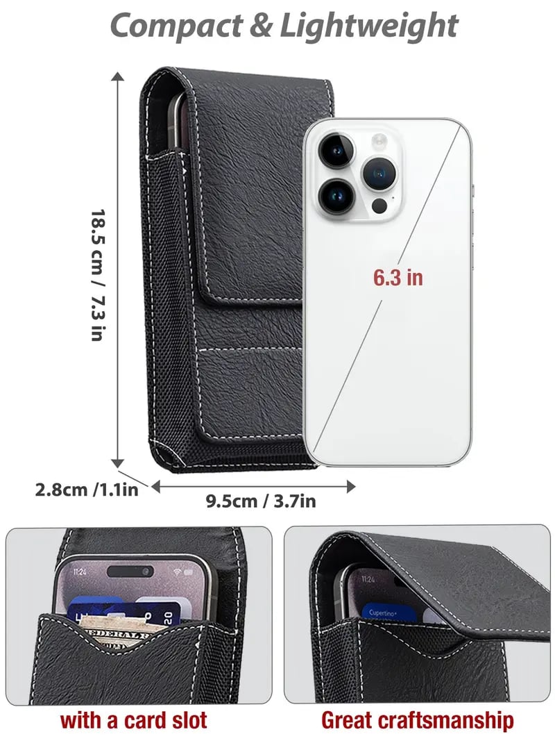 🔥 Schluss mit vollen Hosentaschen! Die robuste Gürteltasche mit lautlosem Magnetverschluss 📲🛠️