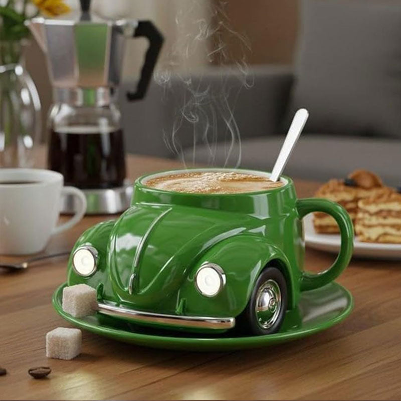 Nostalgische Käfer Kaffeetasse