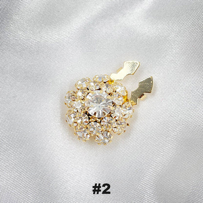 Blumen-Diamant-Ärmelknöpfe