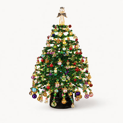 🎄 Zaubere Weihnachtsglanz ins Haus: Komplettes DIY Perlen-Weihnachtsbaum Set ✨ (Mit Engelspitze)