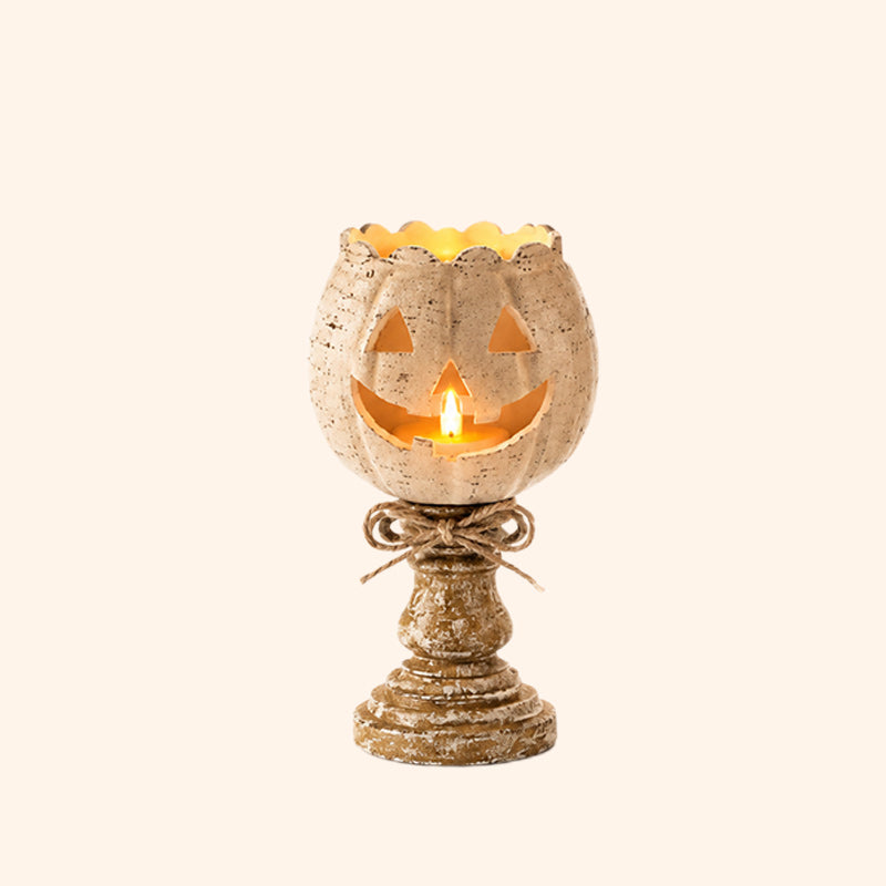 🕯️ Hol dir die gemütlichste Herbststimmung nach Hause: Kürbis-Kerzenhalter 🎃