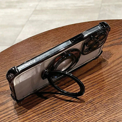 Magnetische Linsen-Telefonschutzhülle mit Ständer