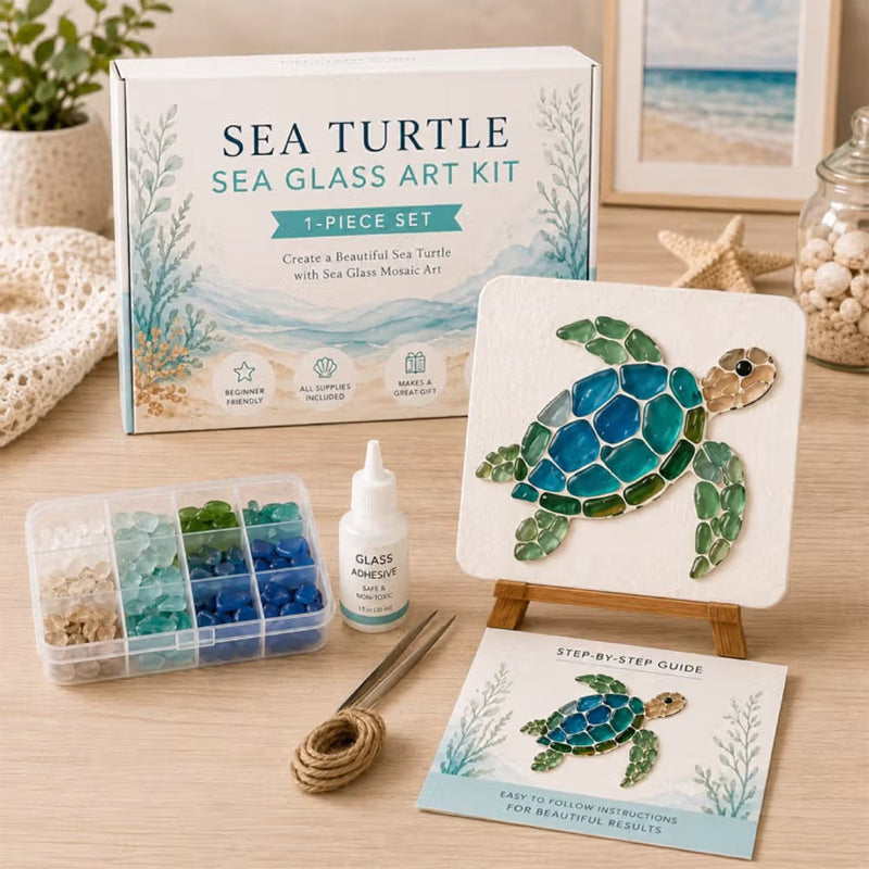 Hol dir die beruhigende Meeresbrise nach Hause 🌊 DIY Meerglas-Kunstset