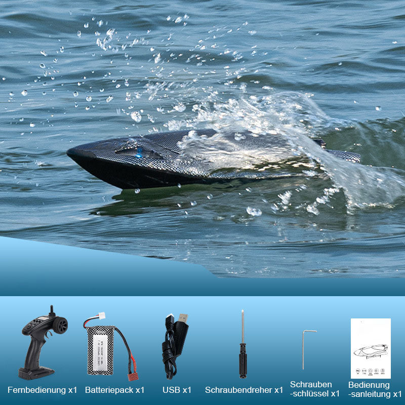 🚤Ferngesteuertes Schnellboot aus Kohlefaser
