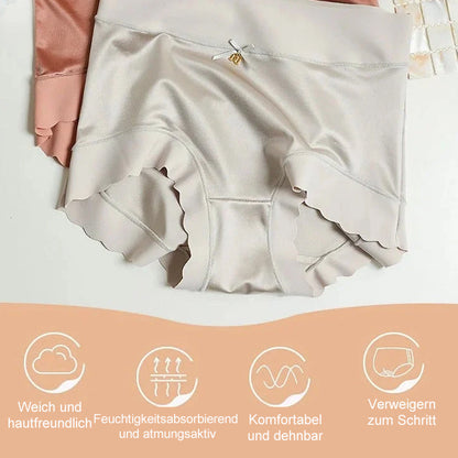 PAY1 GET 3(3PACKS) PREMIUM SATIN ANTIBAKTERIELL ICE SILK FEUCHTIGKEITSABSORBIERENDE HÖSCHEN