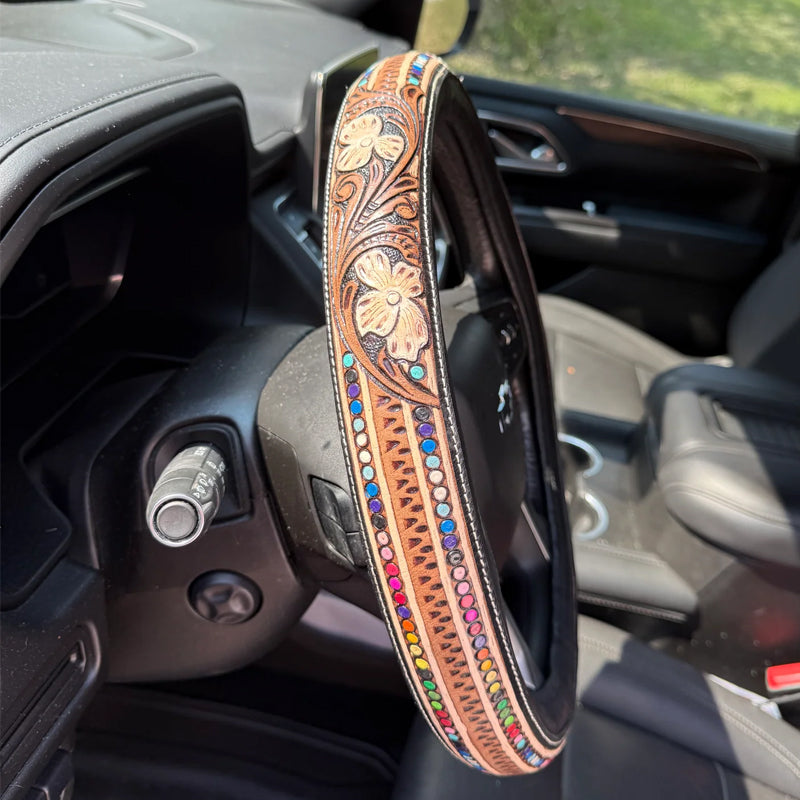 Retro-Western-Cowboy-Auto-Universal-Lenkradbezug