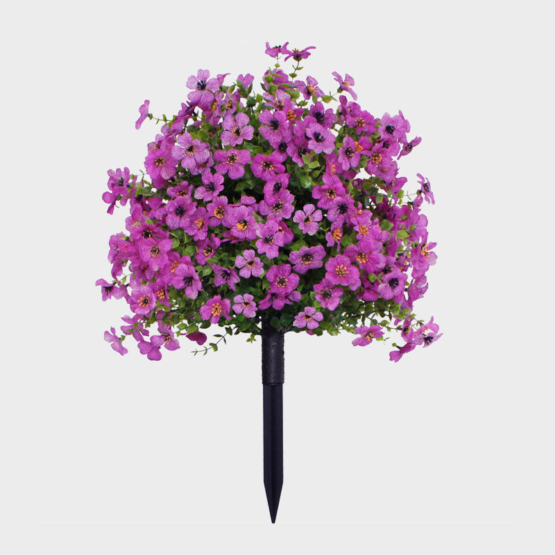 Dauerblüher Gartenstecker: Eukalyptus & Violen Mix – UV-fest & Wetterfest 🌸🌿