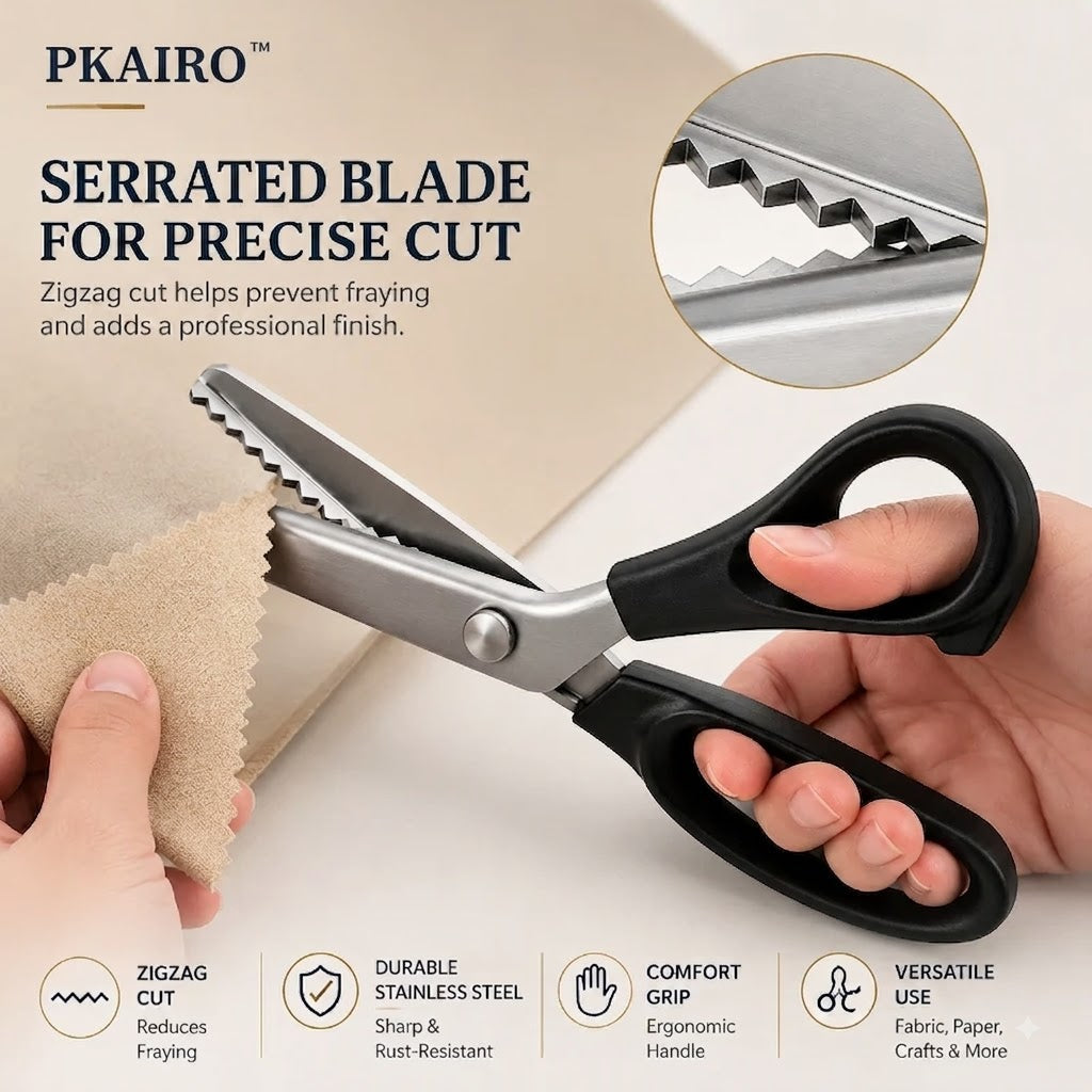 ✂️ Perfekter Zackenschnitt ohne Versäubern: Zeitsparende Schneiderschere für Atelier-Qualität zu Hause