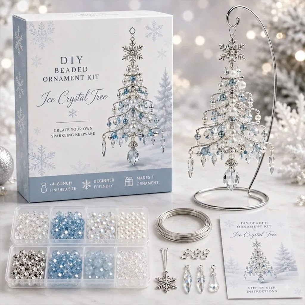 🎄 Dieses Jahr mal anders: Gestalte Deinen Christbaumschmuck selbst & erlebe magische Adventsmomente (DIY-Perlenset)
