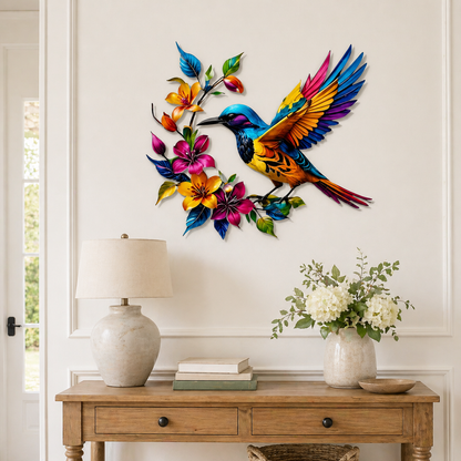 Verschönern Sie Ihren Garten mit diesem farbenfrohen Kolibri der sturmfest an jeder Wand erstrahlt 🌸