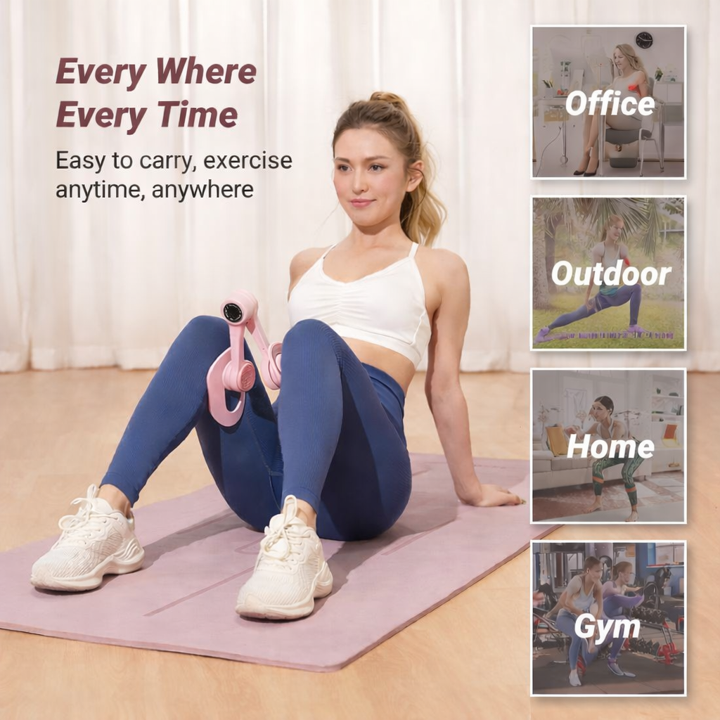Multi-Beintrainer 360° | Kompakter Widerstandstrainer für Adduktoren & Core 💪