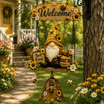 🔔 Rustikale Wanddekoration mit Vintage-Glocke — Ein echter Blickfang für Haus & Garten! 🌼