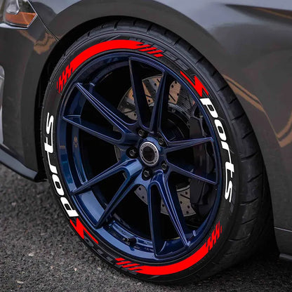 🏎️ 3D Reifenaufkleber Set — Verleihen Sie Ihren Reifen sofort den ultimativen Rennsport-Look! 🔥
