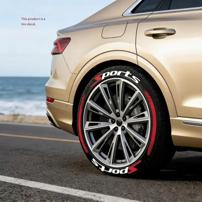 🏎️ 3D Reifenaufkleber Set — Verleihen Sie Ihren Reifen sofort den ultimativen Rennsport-Look! 🔥