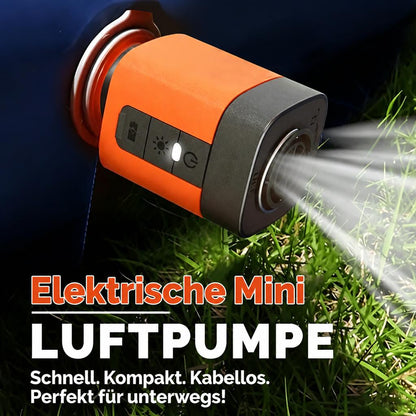 3-in-1 Mini Luftpumpe: Akku-Pumpe, Vakuumpumpe & Campinglaterne – Tragbar & SOS