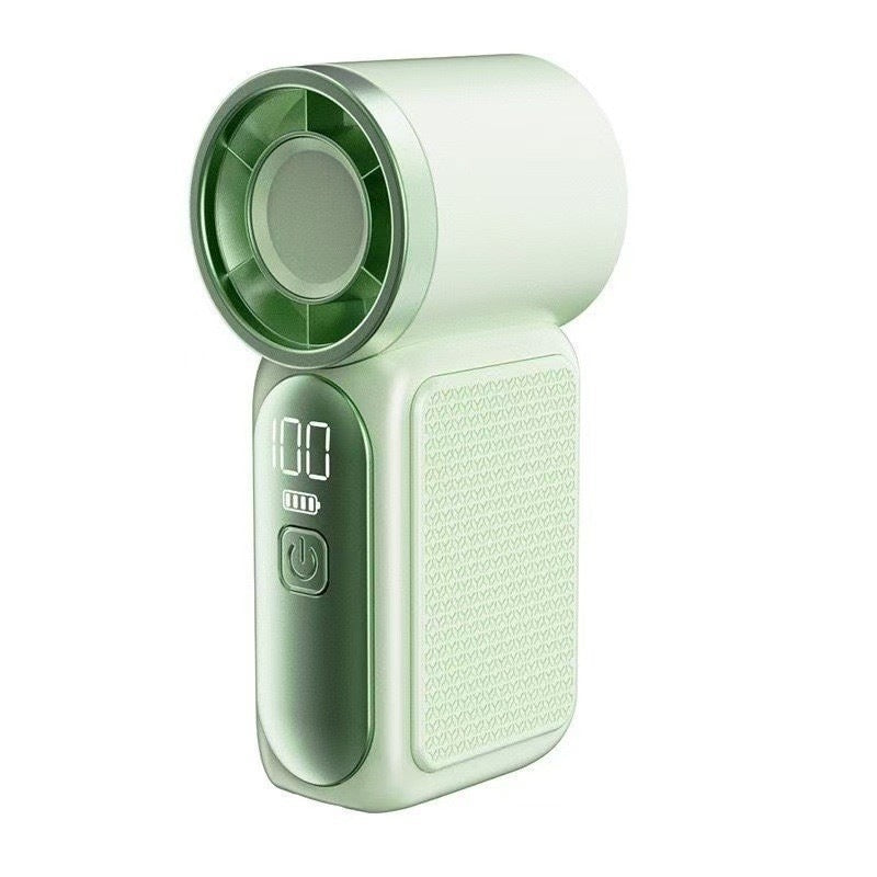 💨 Mini-Handventilator mit LED-Display | 6 Stufen, 10,7 Std. Frische | Federleicht & überall einsatzbereit
