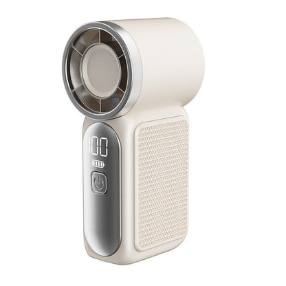💨 Mini-Handventilator mit LED-Display | 6 Stufen, 10,7 Std. Frische | Federleicht & überall einsatzbereit
