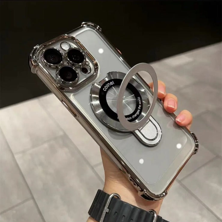 Magnetische Linsen-Telefonschutzhülle mit Ständer