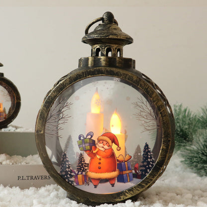 🎄 Retro LED-Weihnachtslampe ✨ – Tisch- & Fensterdekoration