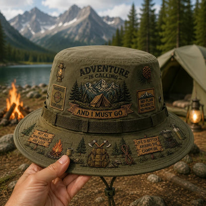 🏕️ "Adventure Is Calling" – Dein robuster Begleiter für unvergessliche Tage in der Natur 🌲