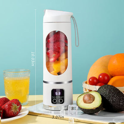 🚀 USB Standmixer To Go 🥤 | Digitales LED-Display | Auslaufsicherer Kompakt-Blender für Smoothie & Shake 🔒