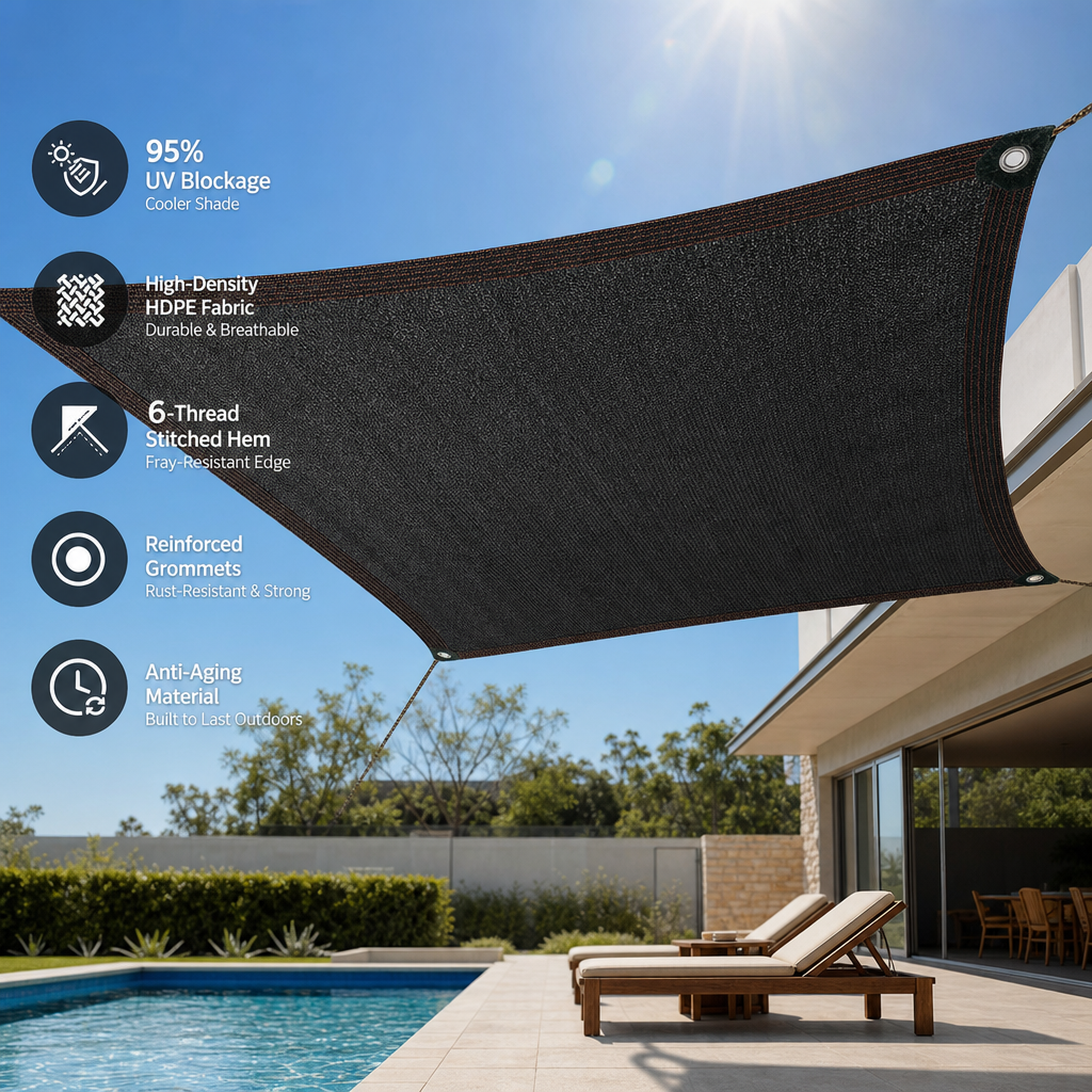 Hitze-Stopp für Ihre Terrasse: Machen Sie Ihr sonnenüberflutetes Deck zur kühlen Wohlfühloase! ☀️➡️🏡