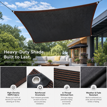 Hitze-Stopp für Ihre Terrasse: Machen Sie Ihr sonnenüberflutetes Deck zur kühlen Wohlfühloase! ☀️➡️🏡