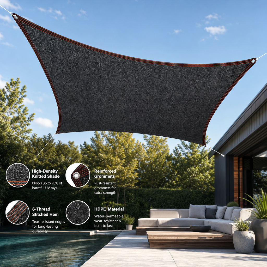 Hitze-Stopp für Ihre Terrasse: Machen Sie Ihr sonnenüberflutetes Deck zur kühlen Wohlfühloase! ☀️➡️🏡