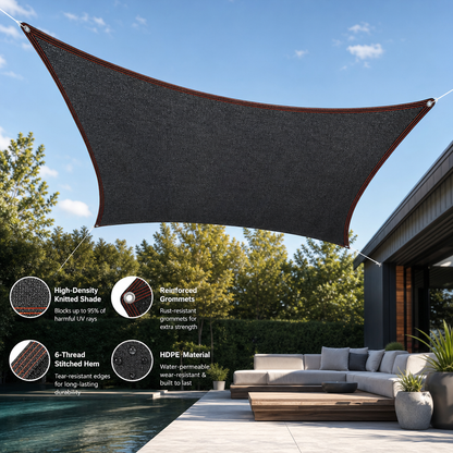 Hitze-Stopp für Ihre Terrasse: Machen Sie Ihr sonnenüberflutetes Deck zur kühlen Wohlfühloase! ☀️➡️🏡