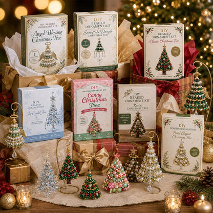 🎄 Dieses Jahr mal anders: Gestalte Deinen Christbaumschmuck selbst & erlebe magische Adventsmomente (DIY-Perlenset)