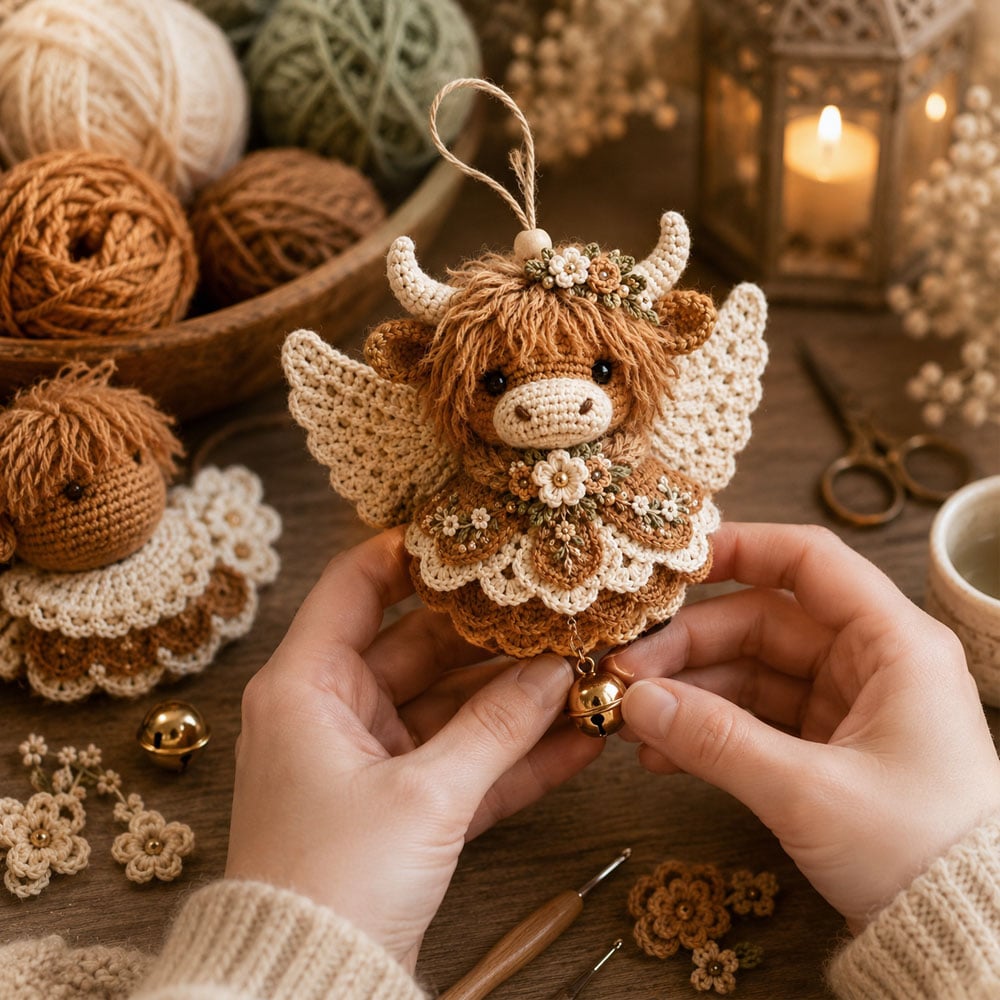 🧸 Süße Schutzengel-Tiere selber häkeln – Das entspannende Komplett-Set für Groß & Klein 🌿