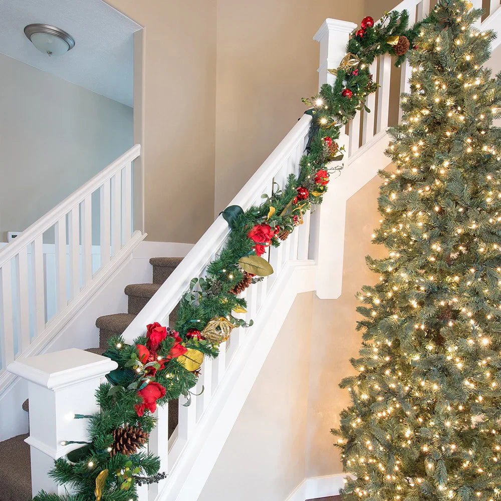 Girlanden Halterung Treppengeländer - Weich & Sicher Befestigen