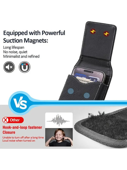 🔥 Schluss mit vollen Hosentaschen! Die robuste Gürteltasche mit lautlosem Magnetverschluss 📲🛠️