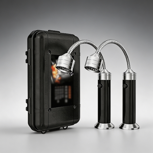⚡ Profi Magnet-Grillleuchte mit Zoom-Fokus 🥩