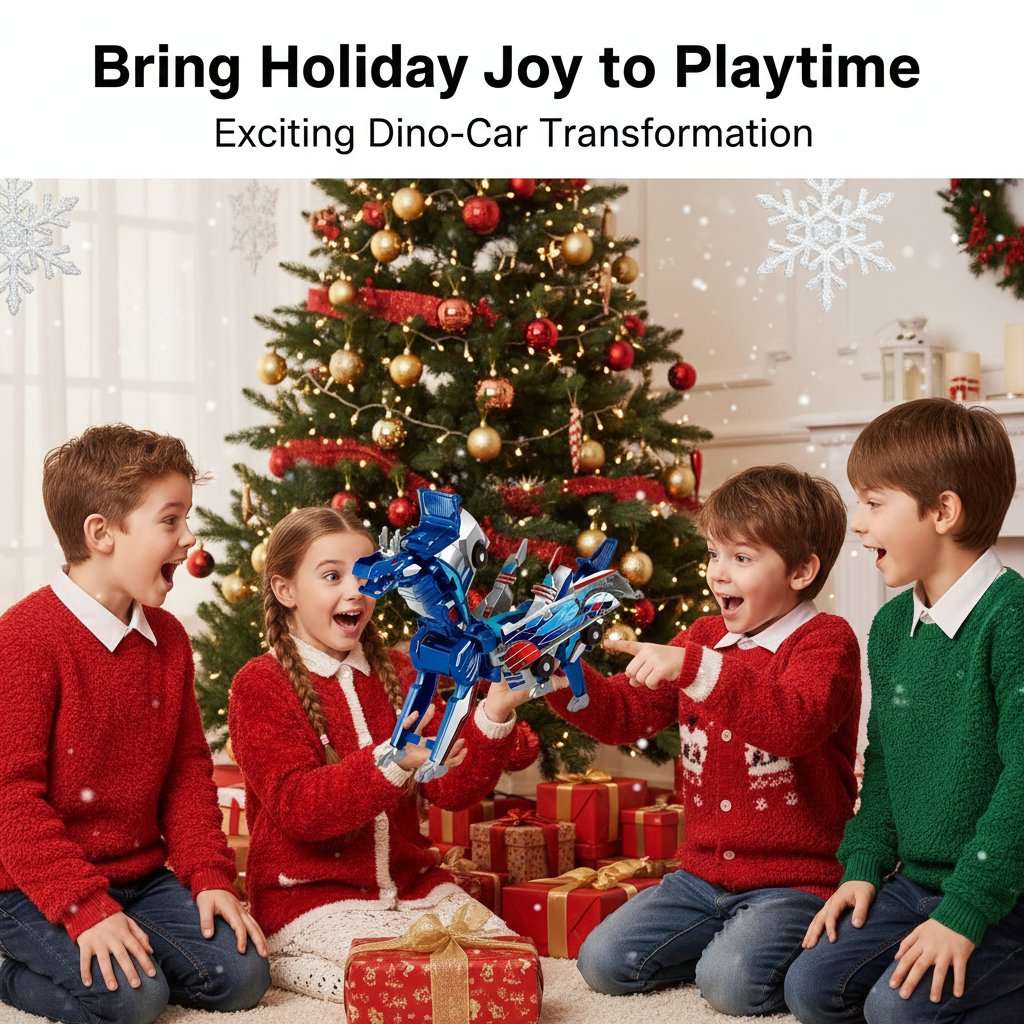 🔥 40% RABATT im Winter-SALE! 🎅 Bestes Weihnachtsgeschenk: Verformbares Dino-Kollisionsauto 🦖