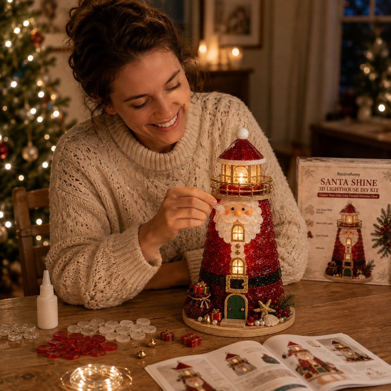 Bauen. Dekorieren. Leuchten lassen. Schenken Sie sich pure Gemütlichkeit und achtsame Momente ohne Bildschirmzeit. 🎄